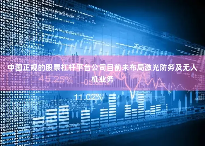 中国正规的股票杠杆平台公司目前未布局激光防务及无人机业务
